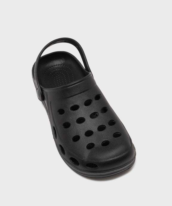 Sabots souples dessus uni perforé femme vue5 - GEMO (PLAGE) - GEMO