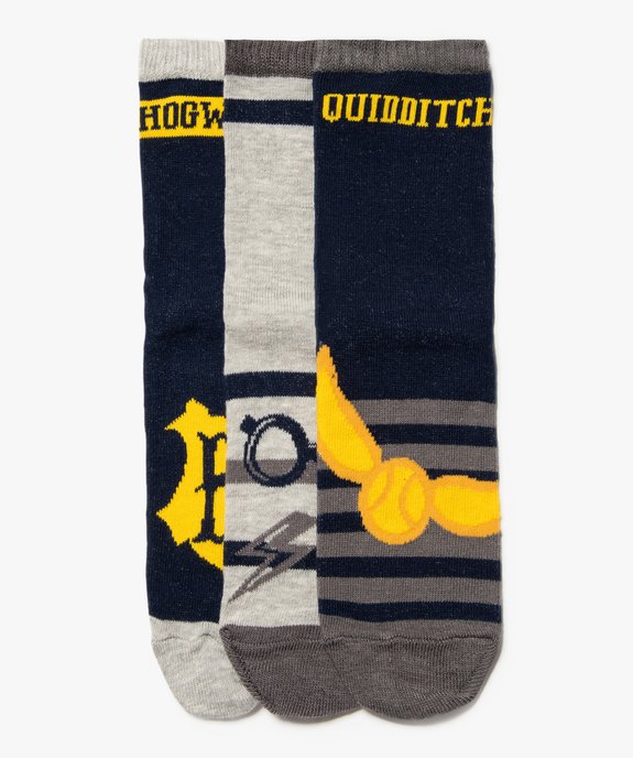 Chaussettes garçon à motifs (lot de 3) - Harry Potter vue1 - HARRY POTTER - GEMO