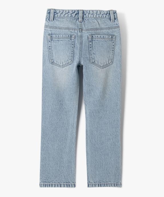 Jean Slim aspect usé garçon vue4 - GEMO (ENFANT) - GEMO