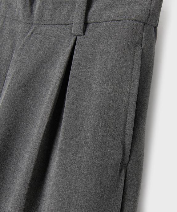 Pantalon large à pinces fille vue2 - GEMO (ENFANT) - GEMO