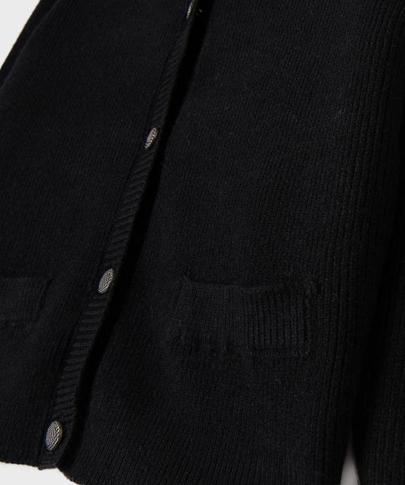 Gilet à col rond fille vue2 - GEMO (ENFANT) - GEMO