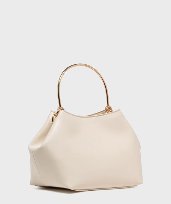 Sac à main graphique à anse métallique femme vue2 - GEMO (ACCESS) - GEMO