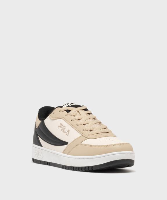 Baskets basses à tige grainée et perforée Rega NF homme - Fila vue2 - FILA - GEMO