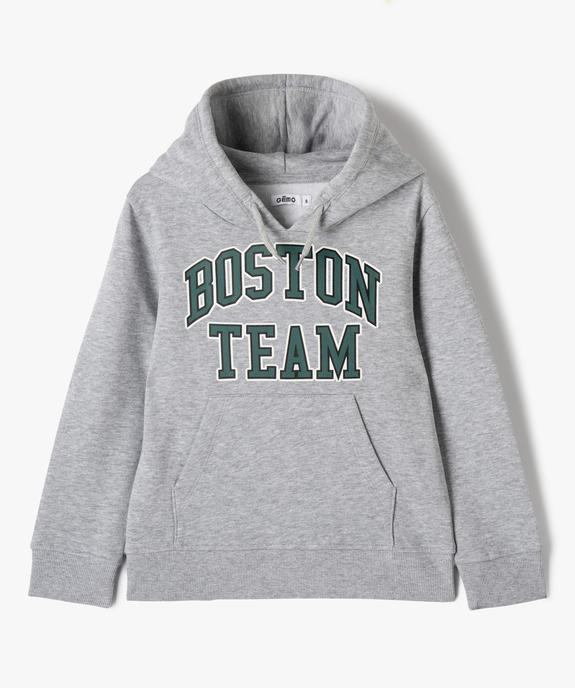 Sweat à capuche esprit streetwear garçon vue1 - GEMO (ENFANT) - GEMO