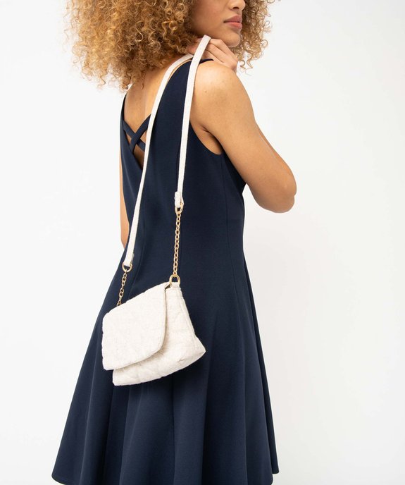 Sac besace en tissu matelassé petit format vue5 - GEMO (ACCESS) - GEMO