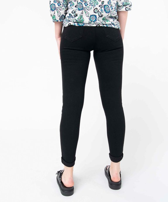 Jegging femme taille haute vue3 - GEMO 4G FEMME - GEMO