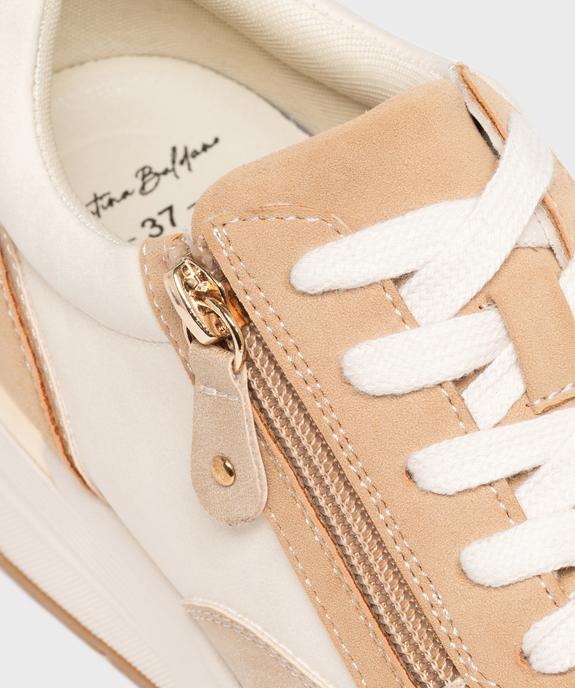 Baskets jogger à talon compensé femme - Valentina Baldano vue6 - VALENTINA BALDA - GEMO