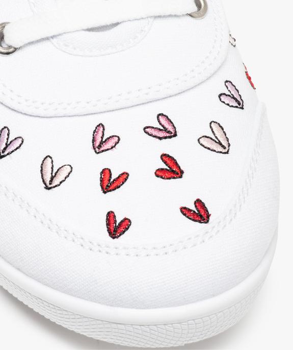 Baskets femme en toile cœurs brodés multicolores  – Skechers x James Goldcrown  vue6 - SKECHERS - GEMO