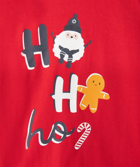 Pyjashort de Noël garçon bicolore vue2 - GEMO (ENFANT) - GEMO