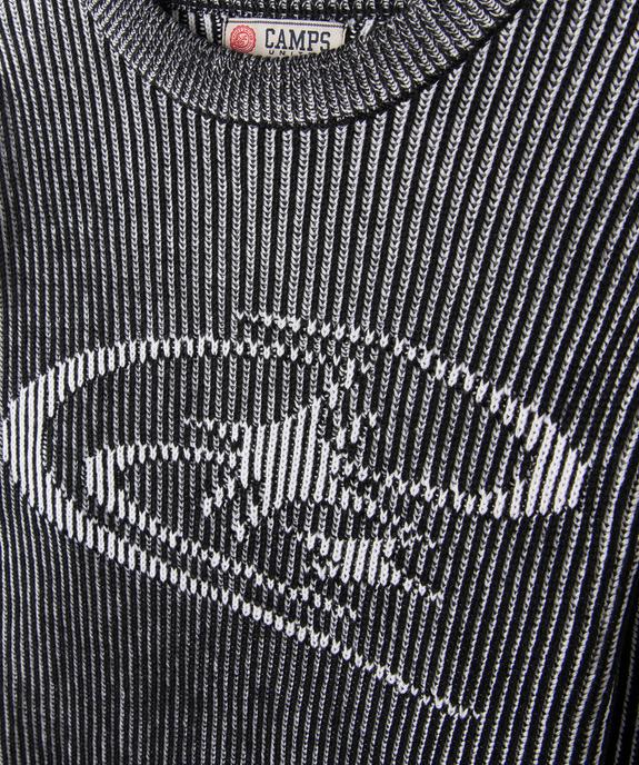 Pull en maille côtelée à motif garçon - Camps United vue2 - CAMPS - GEMO