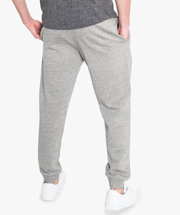 Pantalon de jogging molletonné vue3 - GEMO (HOMME) - GEMO