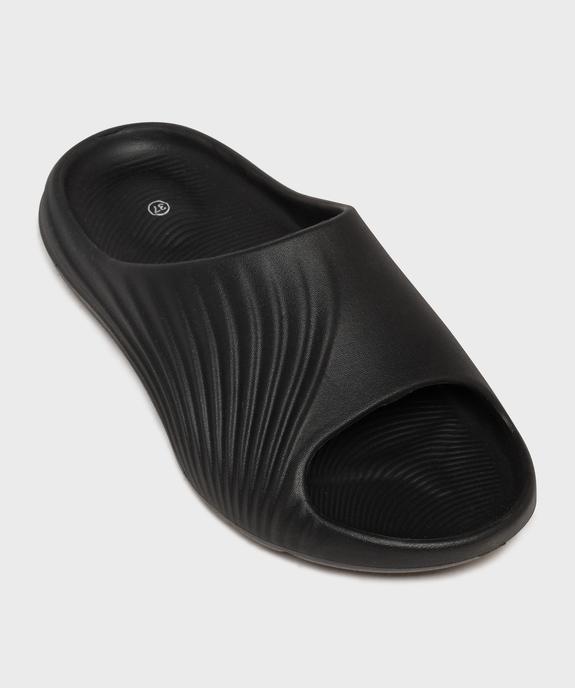 Mules de piscine moulées et unies femme vue5 - GEMO (PLAGE) - GEMO