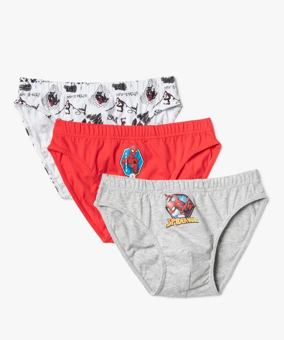 Slips garçon à motifs Spiderman (lot de 3) - Marvel vue1 - MARVEL DTR - GEMO