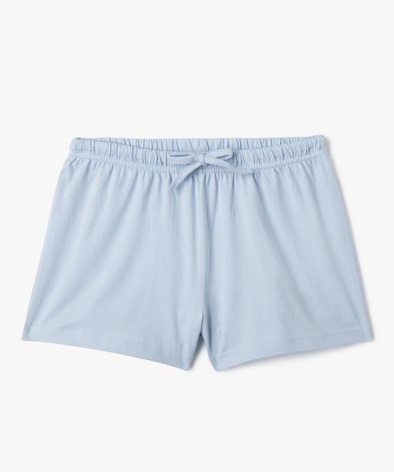 Pyjashort loose mix&match fille vue3 - GEMO 4G FILLE - GEMO