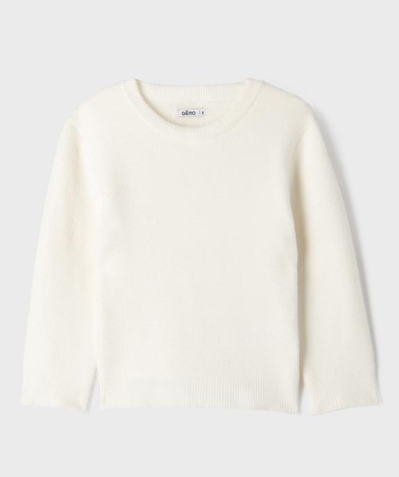 Pull en maille scintillante avec intérieur douillet fille vue1 - GEMO (ENFANT) - GEMO