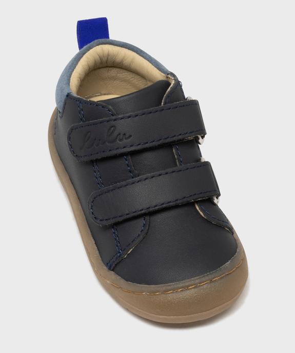 Chaussures premiers pas en cuir bébé garçon - LuluCastagnette vue5 - LULUCASTAGNETTE - GEMO