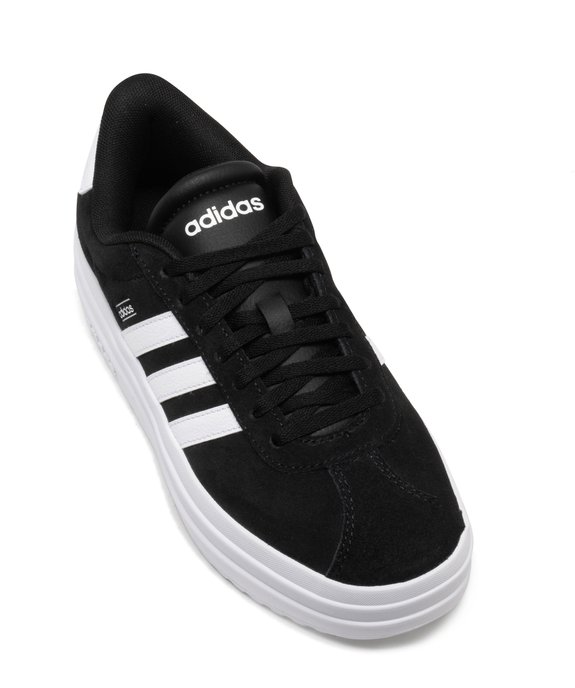 Baskets en cuir VL Court bold avec semelle plateforme femme - Adidas vue11 - ADIDAS - GEMO