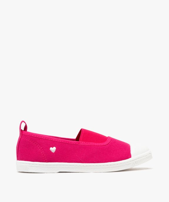 Chaussures en toile avec élastique et bout renforcé fille vue1 - LOVELY WINGS - GEMO