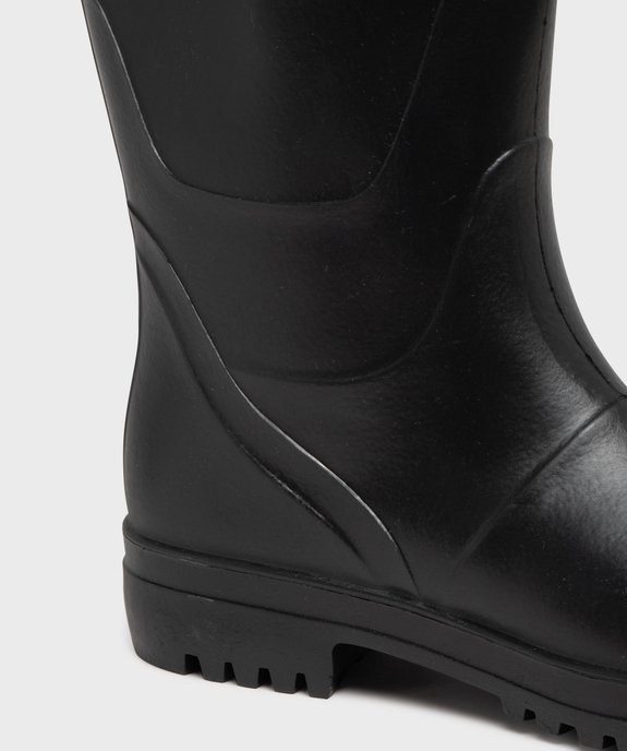 Bottes de pluie homme à semelle crantée contrastée vue12 - URBAN STEPS - GEMO