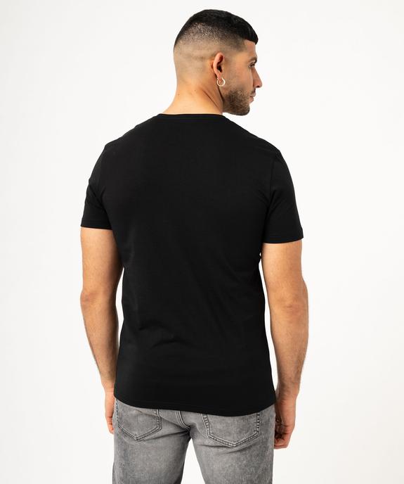 Tee-shirt manches courtes imprimé homme vue3 - GEMO (HOMME) - GEMO