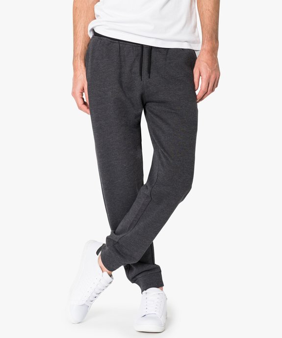 Pantalon de jogging molletonné vue1 - GEMO (HOMME) - GEMO