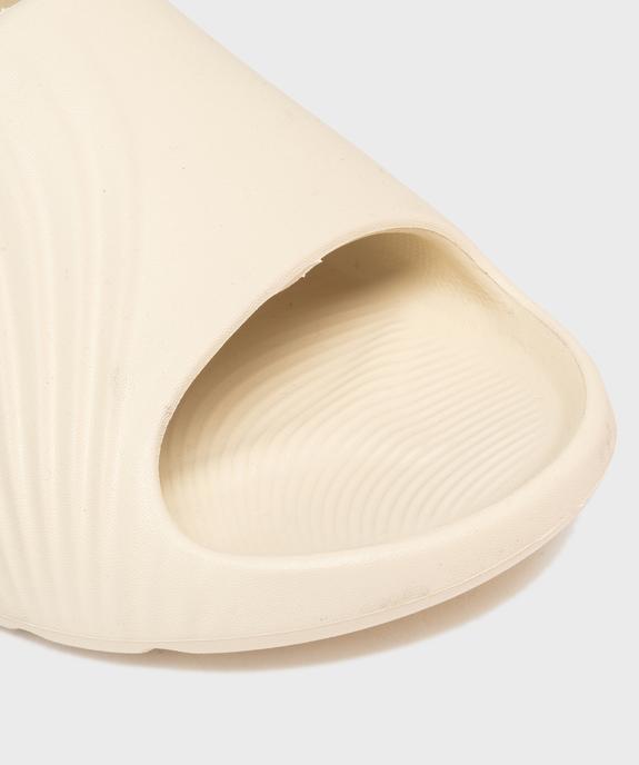 Mules de piscine moulées et unies femme vue6 - GEMO (PLAGE) - GEMO