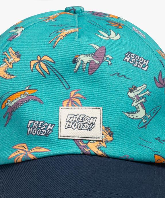 Casquette à motifs surf garçon vue2 - GEMO 4G GARCON - GEMO