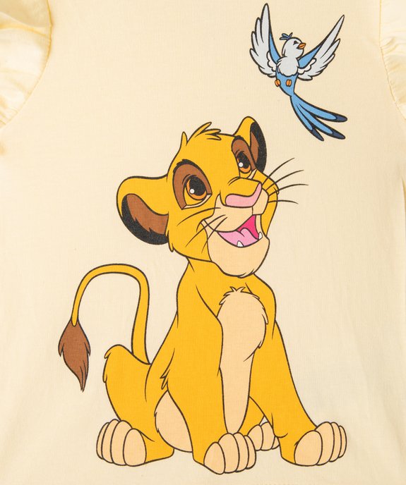 Tee-shirt bébé fille imprimé à manches volantées – Disney vue2 - DISNEY DTR - GEMO