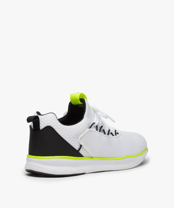 Baskets homme façon socquettes en mesh à lacets vue4 - GEMO (SPORTSWR) - GEMO