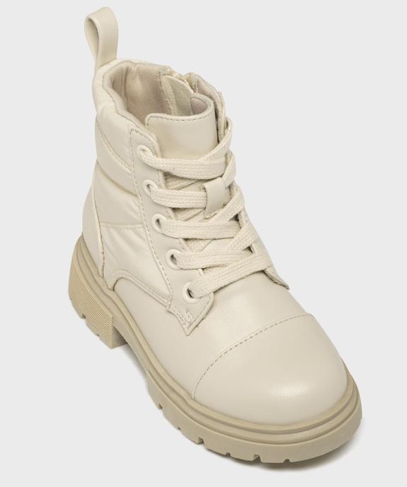 Boots bimatières à semelle crantée fille vue5 - LOVELY WINGS - GEMO