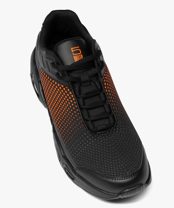Baskets running en mesh renforcé avec semelle à bulle d'air homme  vue6 - 5 MILES - GEMO