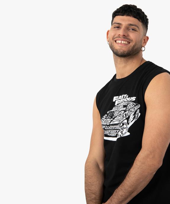 Débardeur homme avec motif sur le buste – Fast and furious vue2 - NBCUNIVERSAL - GEMO