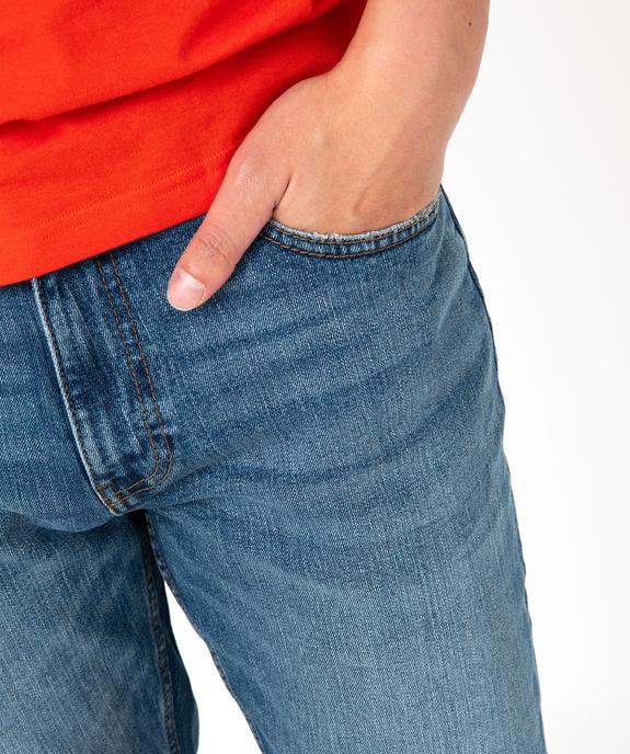 Jean coupe Regular coloris délavé homme vue2 - GEMO 4G HOMME - GEMO