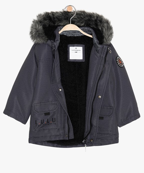 Blouson bebe garcon a doublure chaude Lulu Castagnette