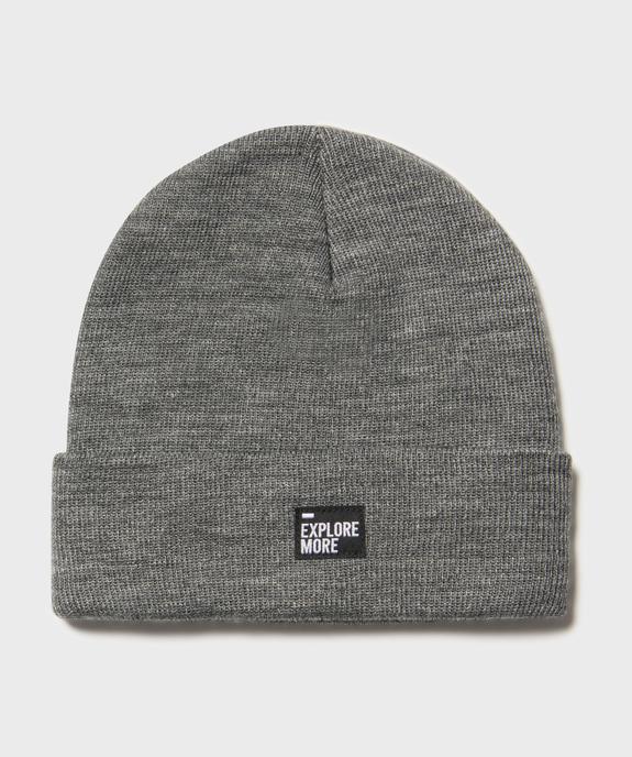 Bonnet uni en maille fine garçon  vue1 - GEMO (JUNIOR) - GEMO