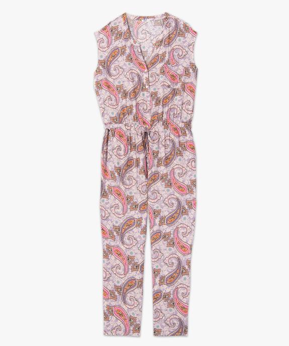 Combinaison pantalon femme grande taille à motifs cachemire vue4 - GEMO (G TAILLE) - GEMO