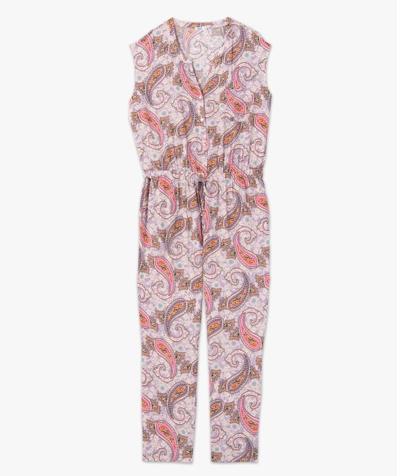Combinaison pantalon femme grande taille à motifs cachemire vue4 - GEMO (G TAILLE) - GEMO