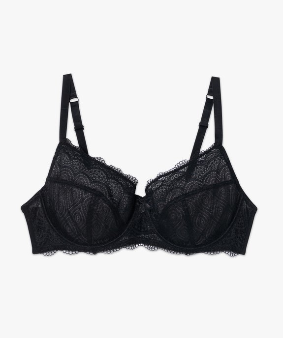 Soutien-gorge emboitant à armatures en dentelle grande taille vue7 - GEMO(HOMWR FEM) - GEMO