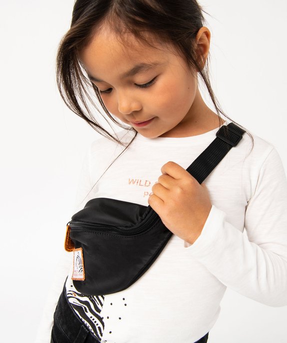Sac banane en toile avec motif pailleté fille vue5 - GEMO (ENFANT) - GEMO