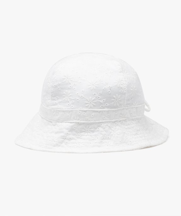 Bob bébé fille en broderie anglaise vue1 - GEMO(BEBE DEBT) - GEMO