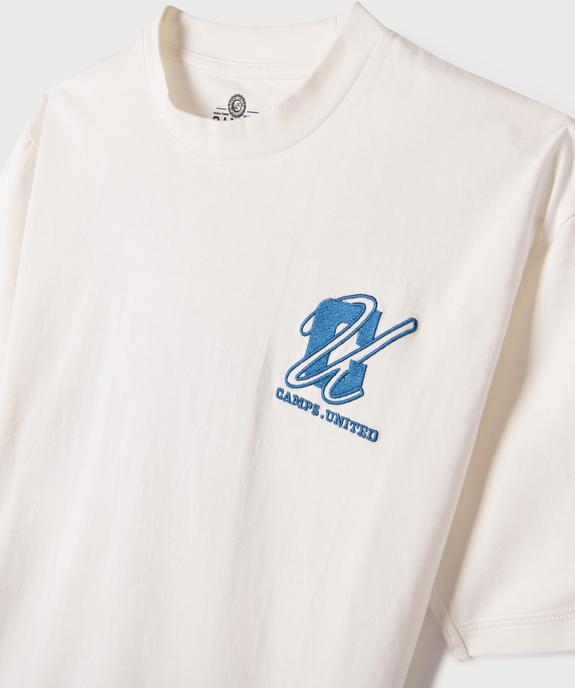 Tee-shirt à manches courtes avec inscriptions brodées garçon - Camps United vue2 - CAMPS GEMO FOR GOOD - GEMO