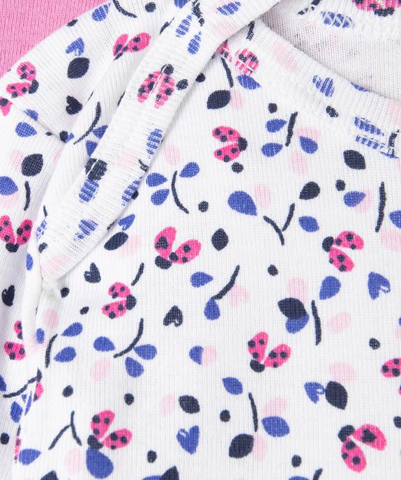 Bodies bébé à manches longues encolure américaine (lot de 3) - No gaspi vue3 - NOGASPI - GEMO