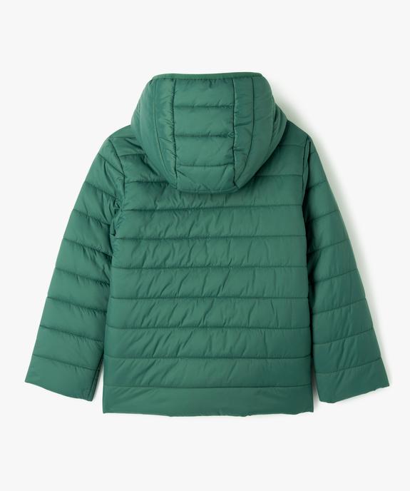 Blouson matelassé à capuche garçon vue4 - PREMIER PRIX BY GEMO - GEMO