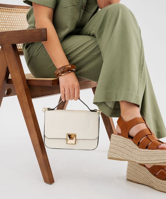 Sac à bandoulière avec fermeture bijou femme vue1 - GEMO (ACCESS) - GEMO