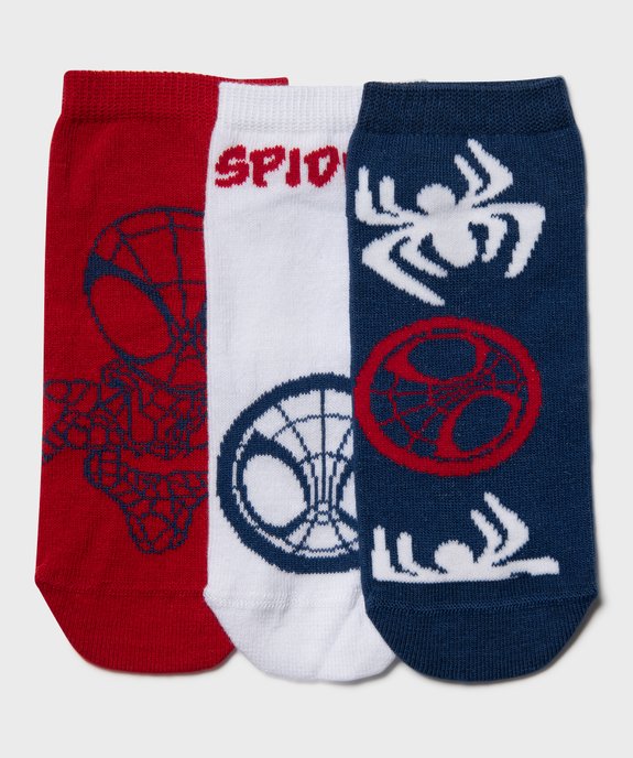 Chaussettes tige basse imprimées garçon (lot de 3) - Spidy and Amazing friends vue1 - SPIDEY - GEMO