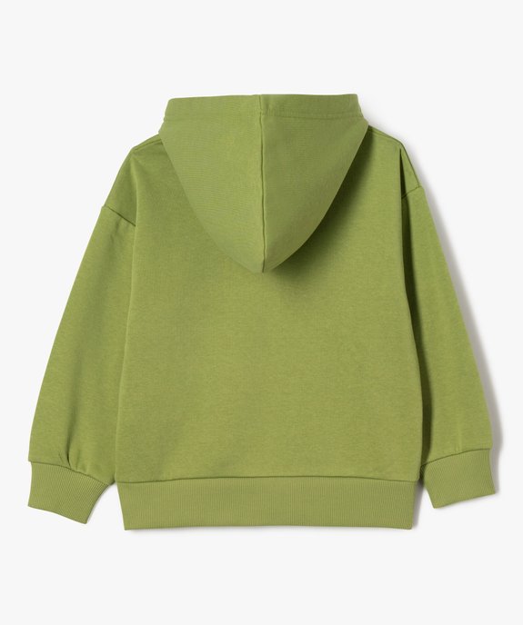 Sweat à capuche avec poche kangourou garçon - LuluCastagnette vue4 - LULUCASTAGNETTE - GEMO