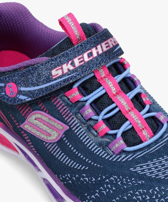 Baskets fille en mesh avec semelle lumineuse - Skechers vue6 - SKECHERS - GEMO