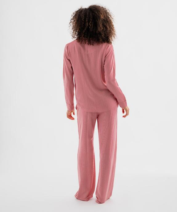 Pyjama pantalon fluide femme - LuluCastagnette vue3 - LULUCASTAGNETTE - GEMO