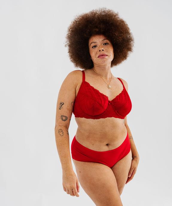 Soutien-gorge emboitant à armatures femme grande taille vue3 - GEMO(HOMWR FEM) - GEMO