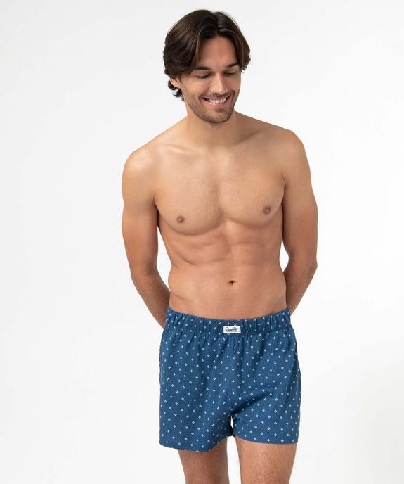 Caleçon homme en coton biologique (lot de 2) vue2 - GEMO 4G HOMME - GEMO